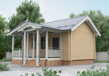 Дома из лафета